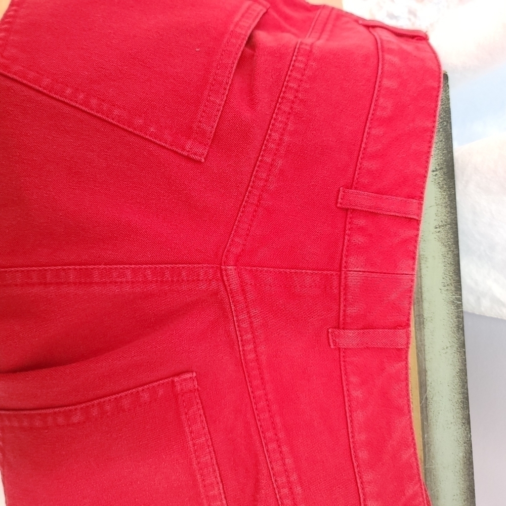 St John Sport Red Jeans Size 10 - Picture 10 of 13